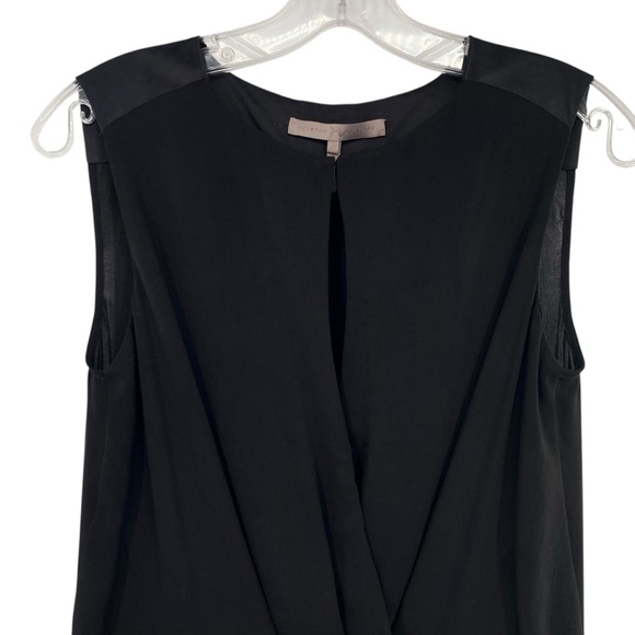 Halston Heritage Black Silk Jumpsuit Size 2 - Picture 7 of 13